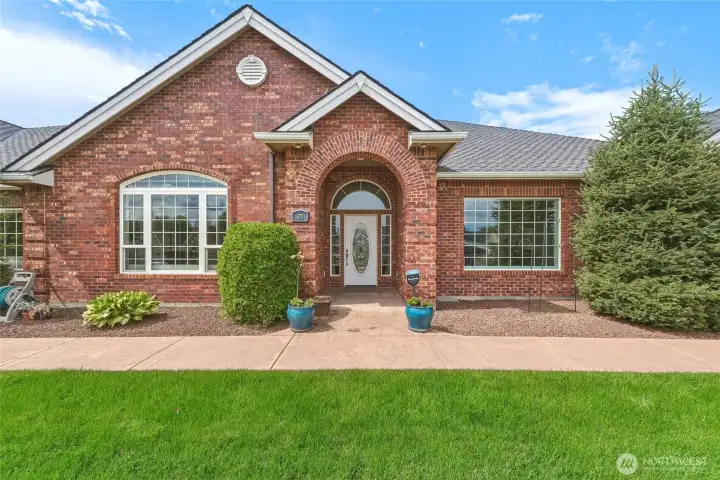 Beautiful brick exterior