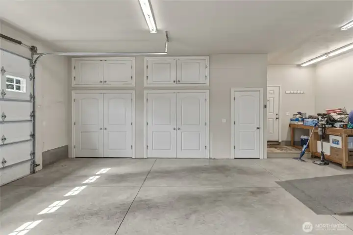 Tons of storage in garage!