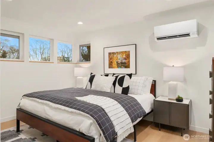 Light-filled primary suite