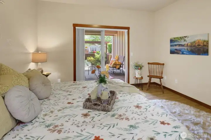 One of our favorite features: private porch access from the primary suite.