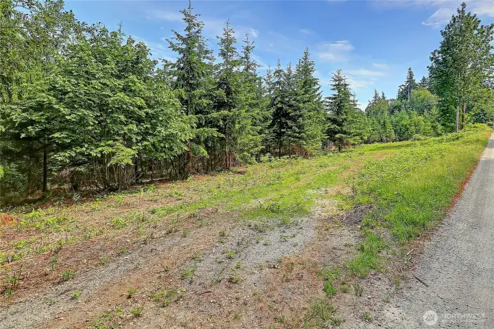 Existing Driveway to Lot J off Triangle Cove Ln (Private Road)~