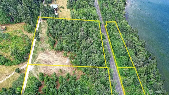 Estimated Lines Only: Overview Looking Towards North~