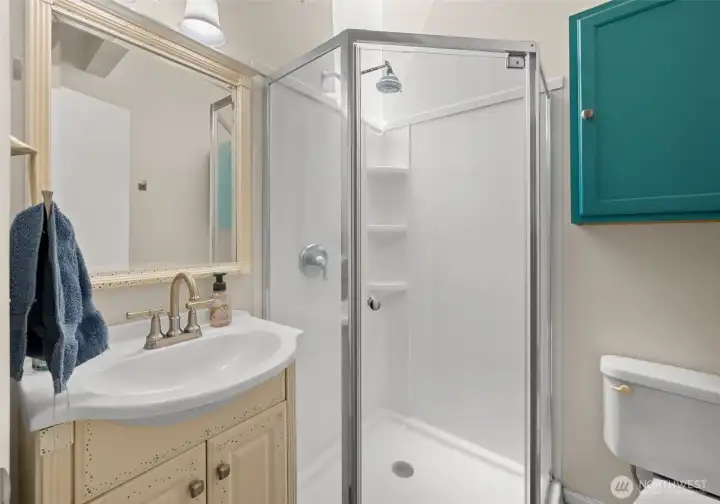 Second Bathroom, in the Office/Bedroom Second Bathroom, in the Office/Bedroom