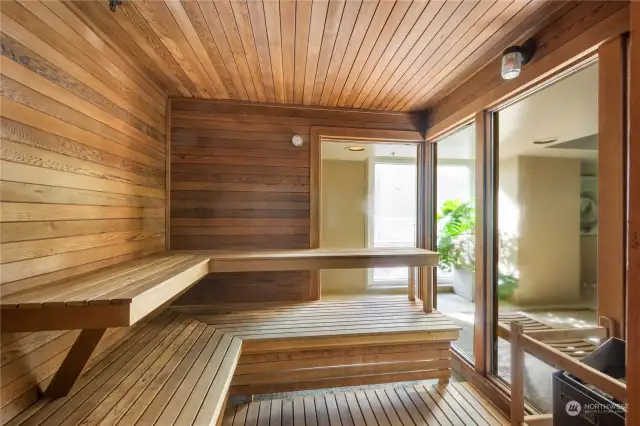 Indoor sauna