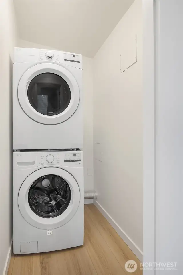 Utility Room, New Washer & Dryer