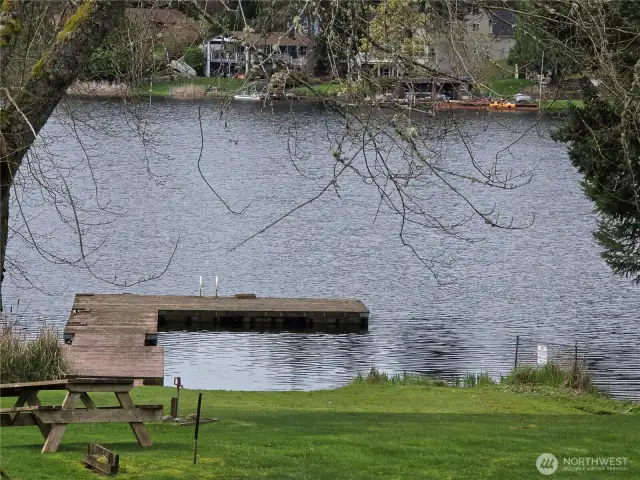 Community dock.