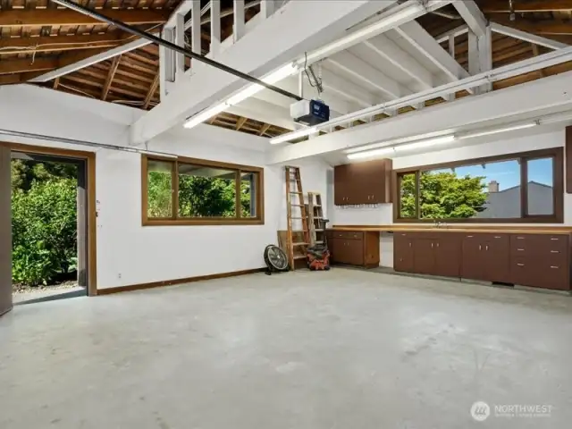 Imagine the countless possibilities this versatile detached garage space offers—ideal for guests, hobbies, or work, with completion! 21' wide by 24' long. Plumbed with commode, sink, gas line installed for heater.