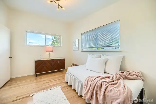 3rd bedroom is filled with sunlight