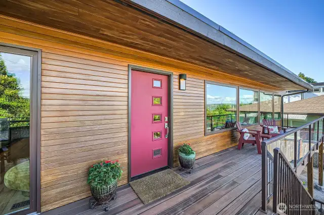Wrap around composite decks