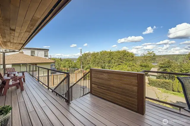 Enjoy summer watching lake from deck