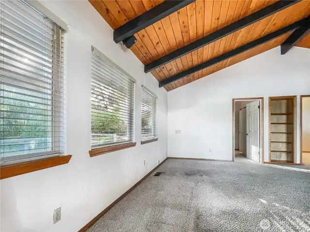 cozy hang out room with electric fireplace