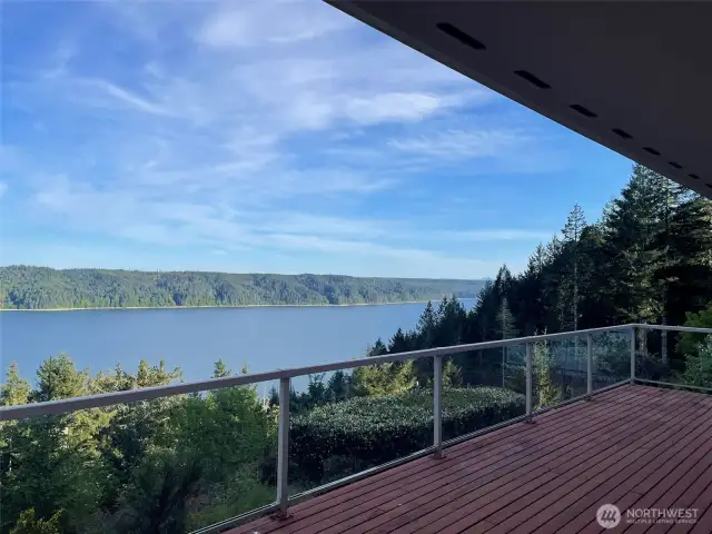 Left view off deck