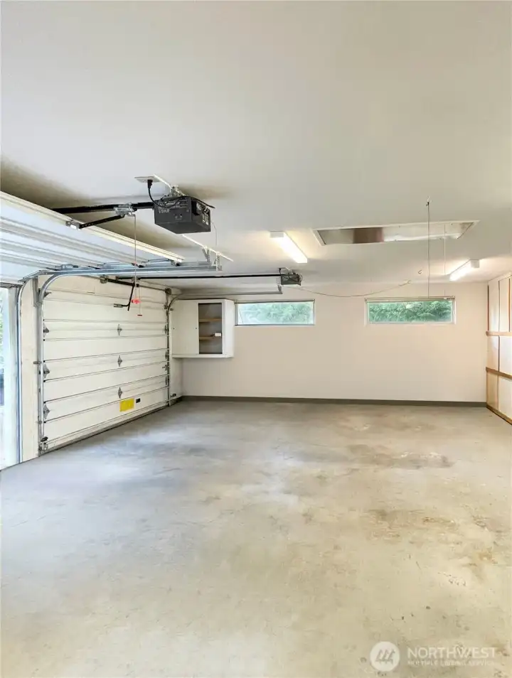 4 car garage attached to the house.