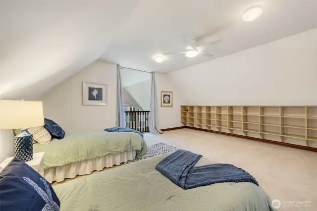 What do you envision for the loft? A bunk room, a craft area, a home office, a yoga retreat…