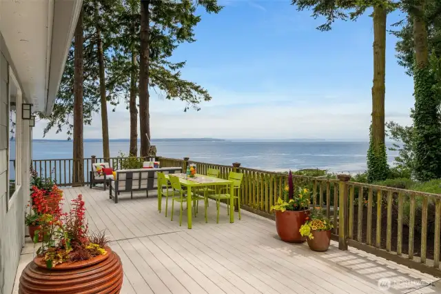 Gather, entertain on this deck and enjoy the views and setting.