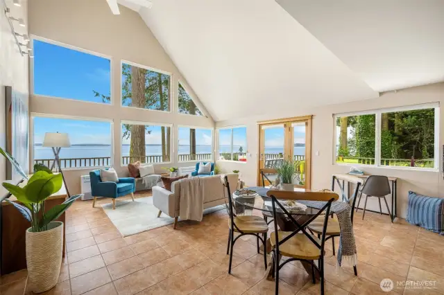 And expansive windows to maximize the views.