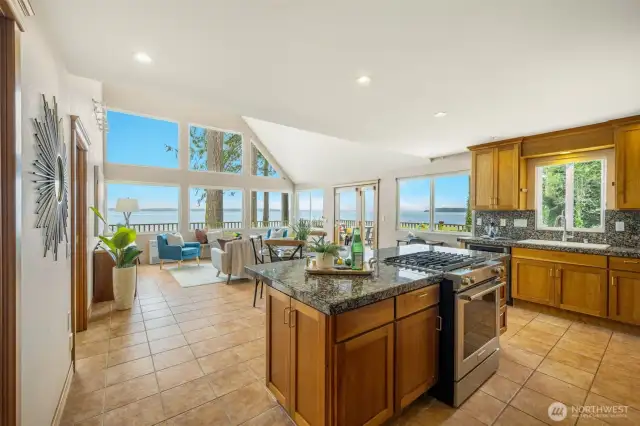 The views can be enjoyed from every room and every corner.
