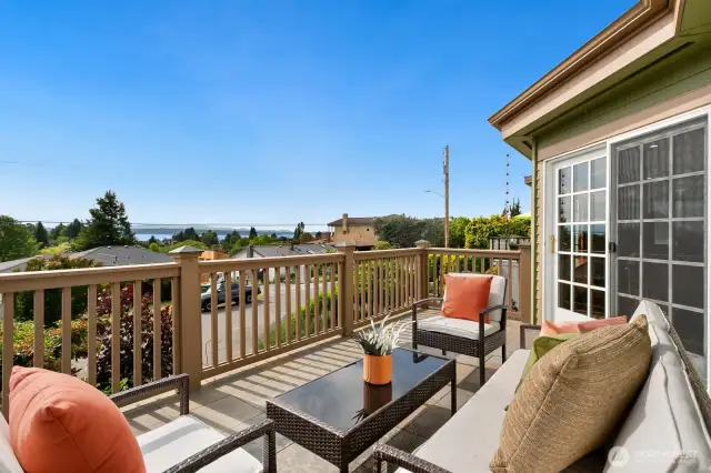 deck off the kitchen