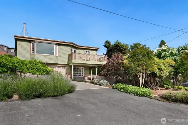 2 car garage with large driveway