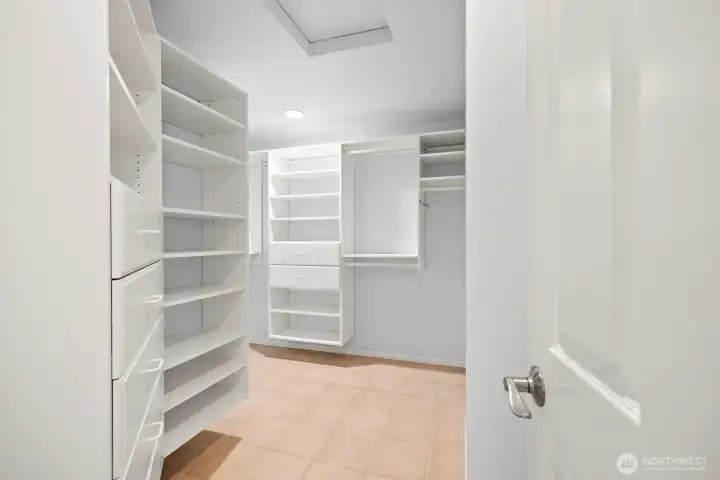 Primary Walk-in closet