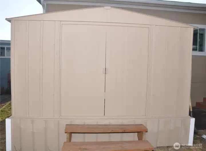 Convenient outdoor storage for tools, equipment, or seasonal items