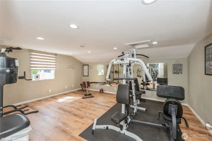 Stay active with well maintained gym