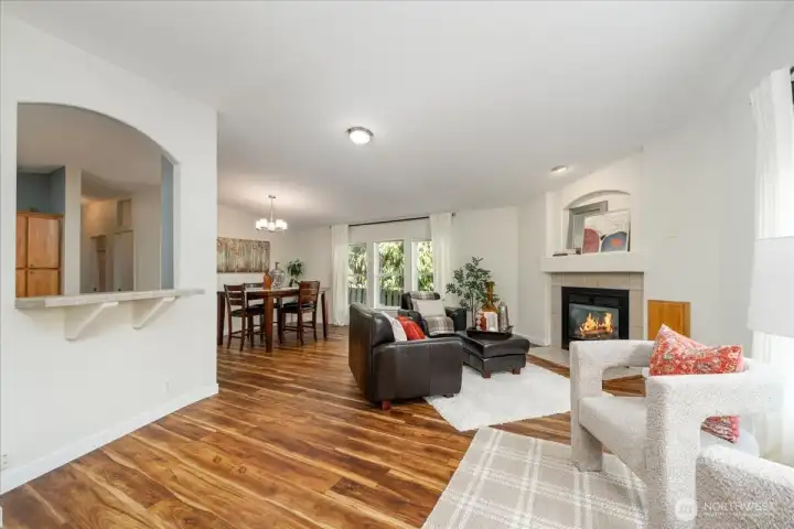 Step into the living room