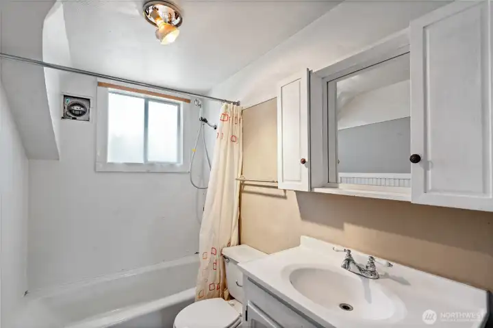 Full bathroom upstairs