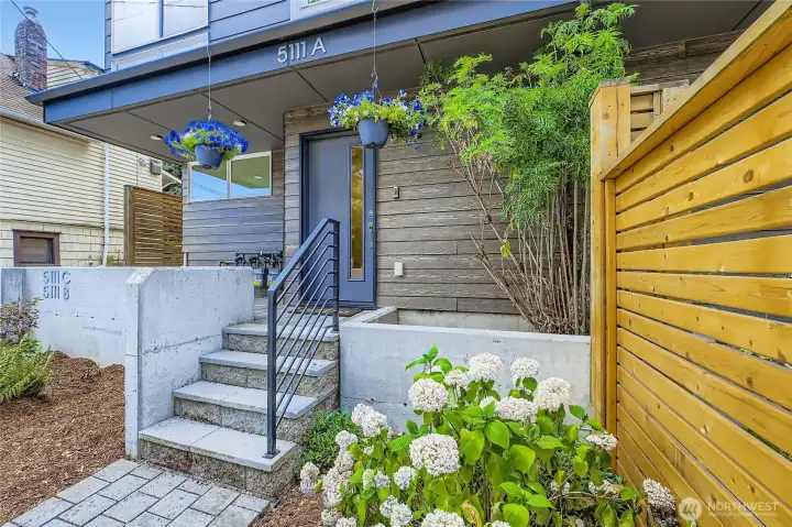 Private garden space