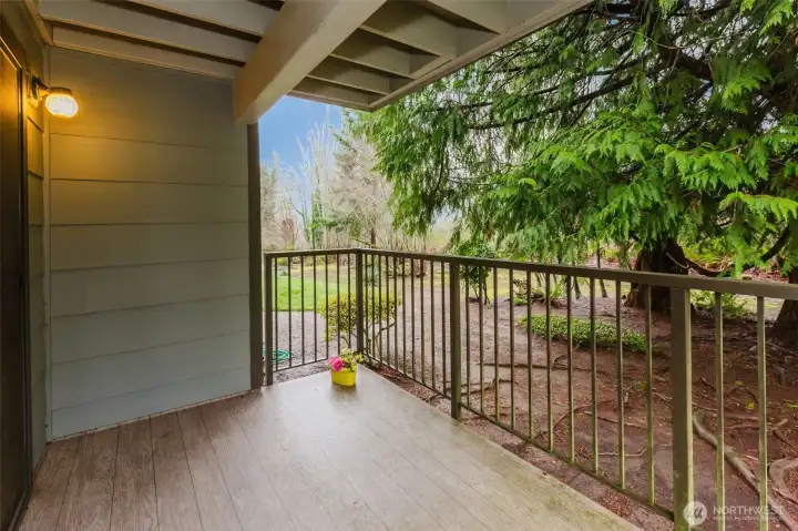 Deck/patio area