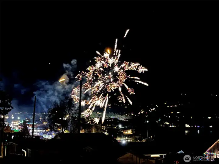 Watch the fireworks from your property