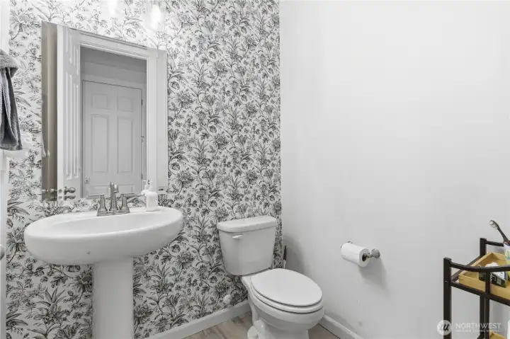 Main level half bath