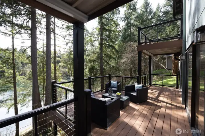 Serene deck views