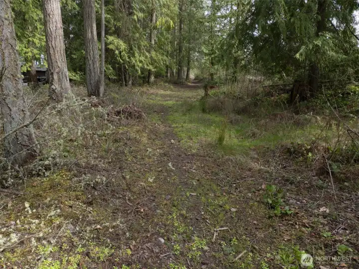 Walking Path North of property