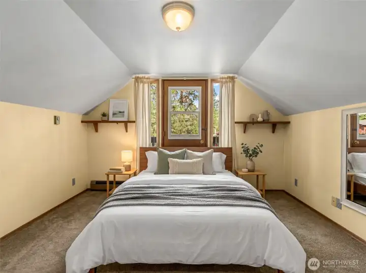 2nd Floor bedroom with expansive views