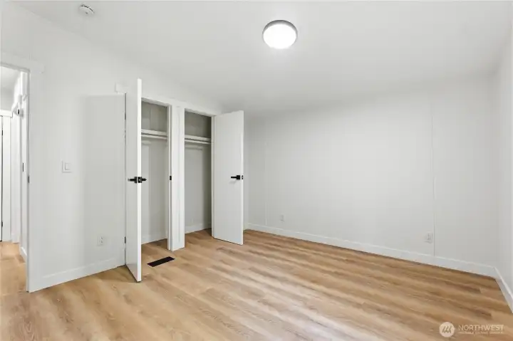 Bedroom #3 with another oversized closet