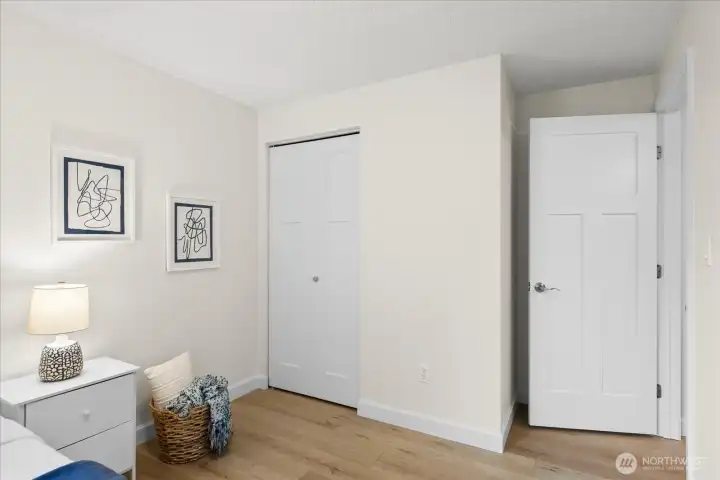 Another angle of the second bedroom