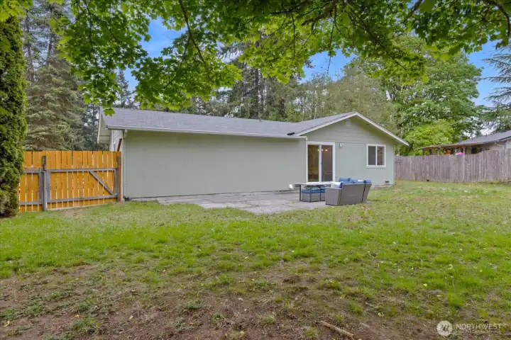 Backyard is ready for your vision