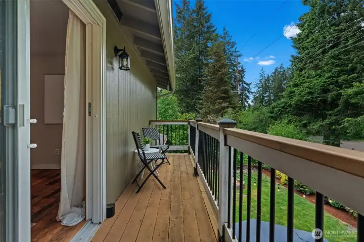 Private balcony