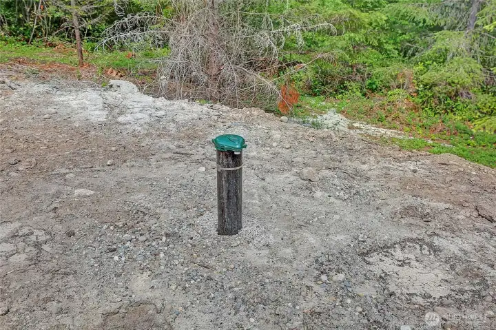 Well Recently Drilled (Aquatech) for Both Parcels Lot I and J. Well is on J, close to Divider Line of J/I)~
