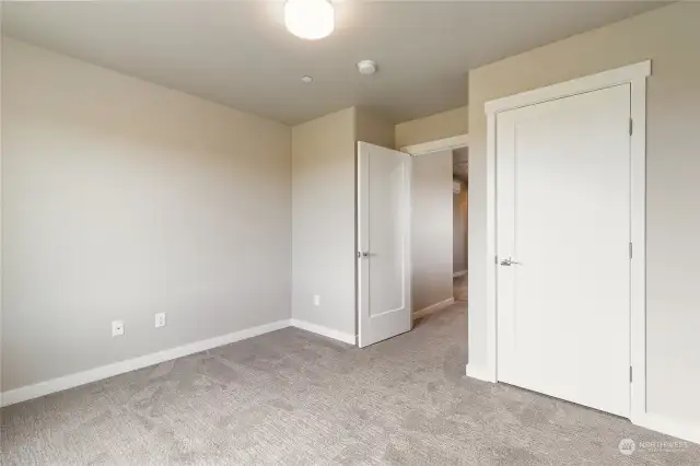 Closet in second bedroom or office.