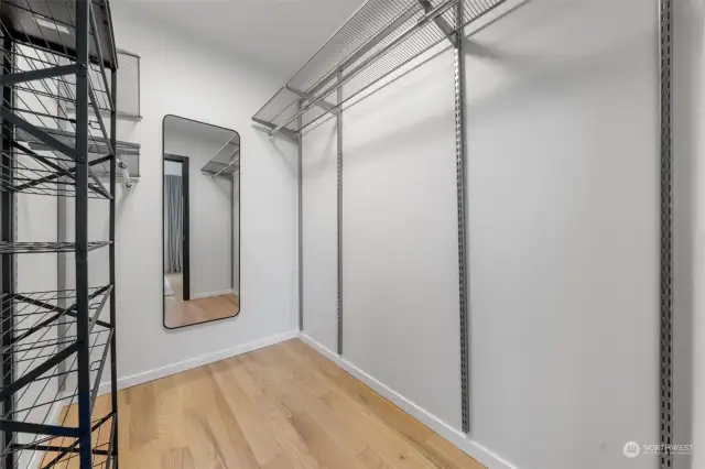 Nice size walk-in closet