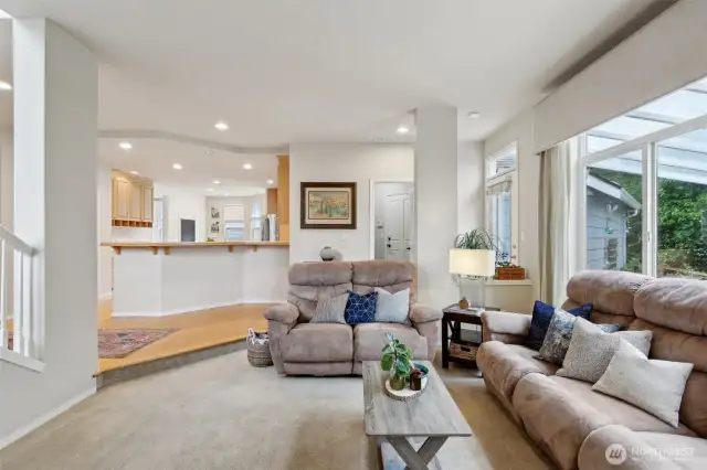 Family Room off Kitchen