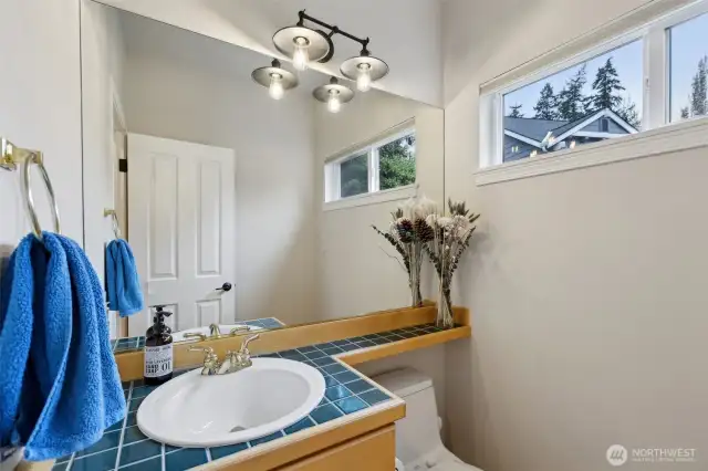 Downstairs half bath