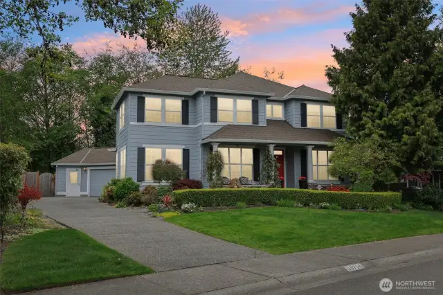 Incredible landscaping in the front