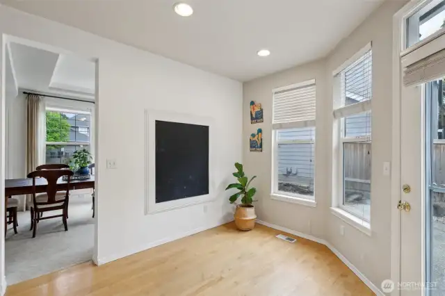 Breakfast nook in Kitchen