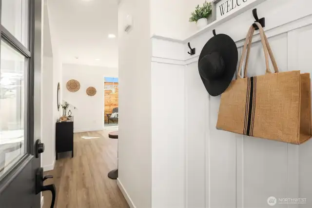 Front entry leads into a welcoming foyer.