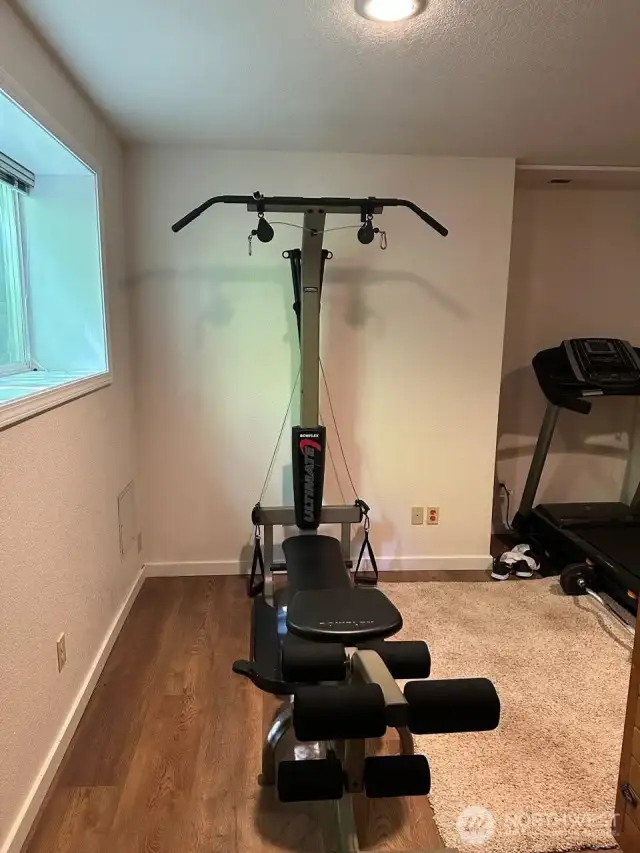 4th Bedroom or office currently used as a workout rm
