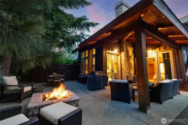 Evenings on the patio will not disappoint.
