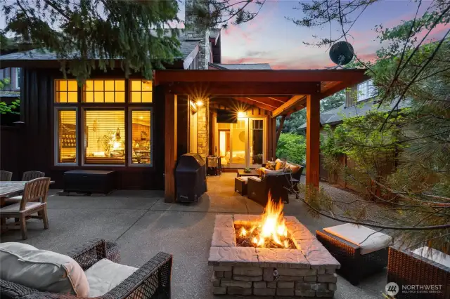 All your guests will look forward to evenings of fireside conversation.